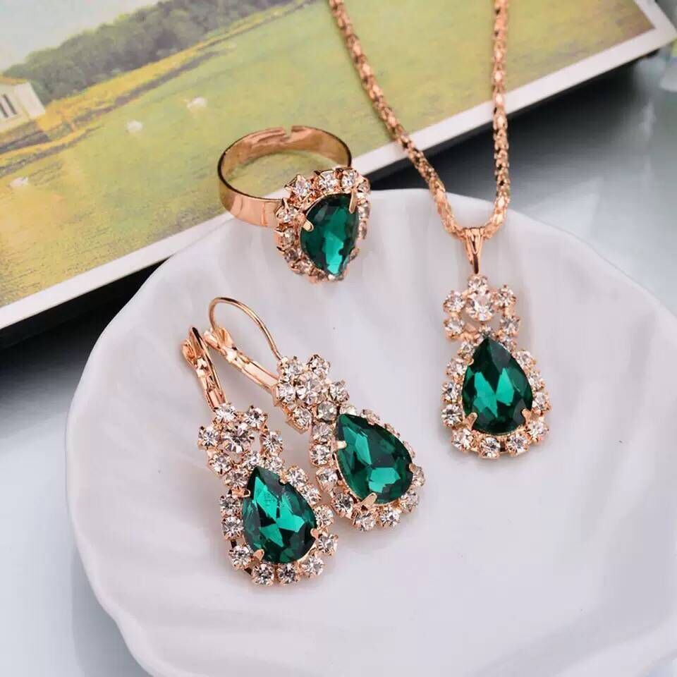 Jewelry Set Fashion Bridal Decoration Color Necklaces