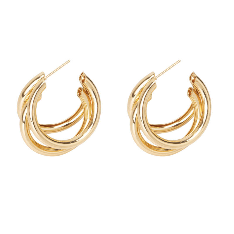 Exaggerated Shaped Metal Alloy Bohemian Style Earrings
