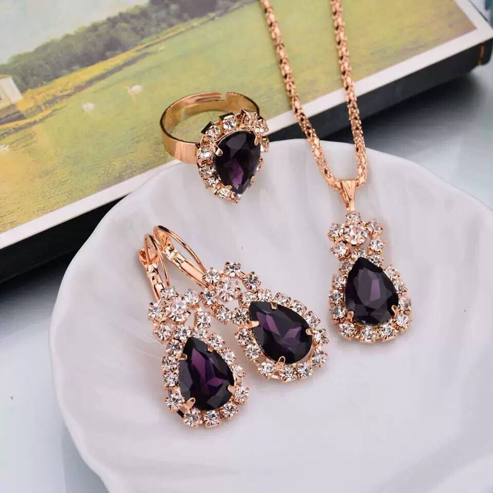 Jewelry Set Fashion Bridal Decoration Color Necklaces