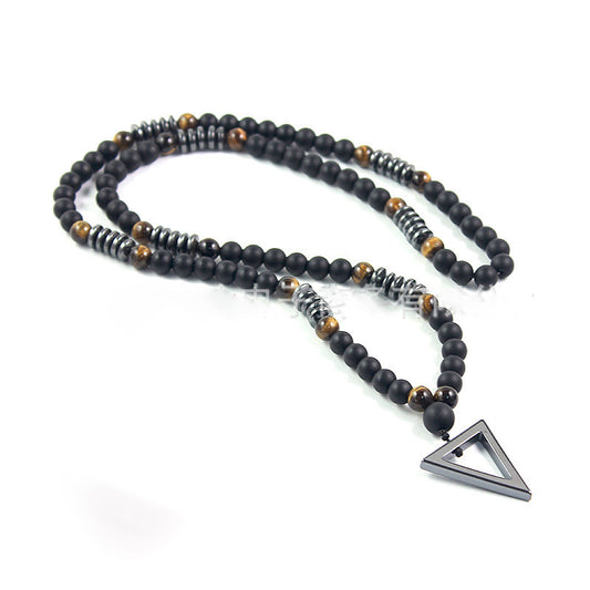 Men's Personality Simple Jewelry Tiger Eye Imitation Necklaces