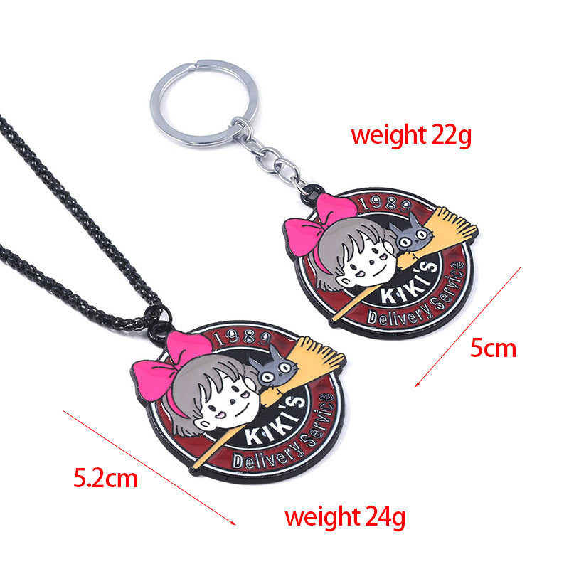 Anime Peripheral Witch Little Black Cat Necklaces