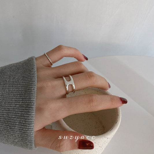 Female Simple Fashion Personality Cold Wind Rings