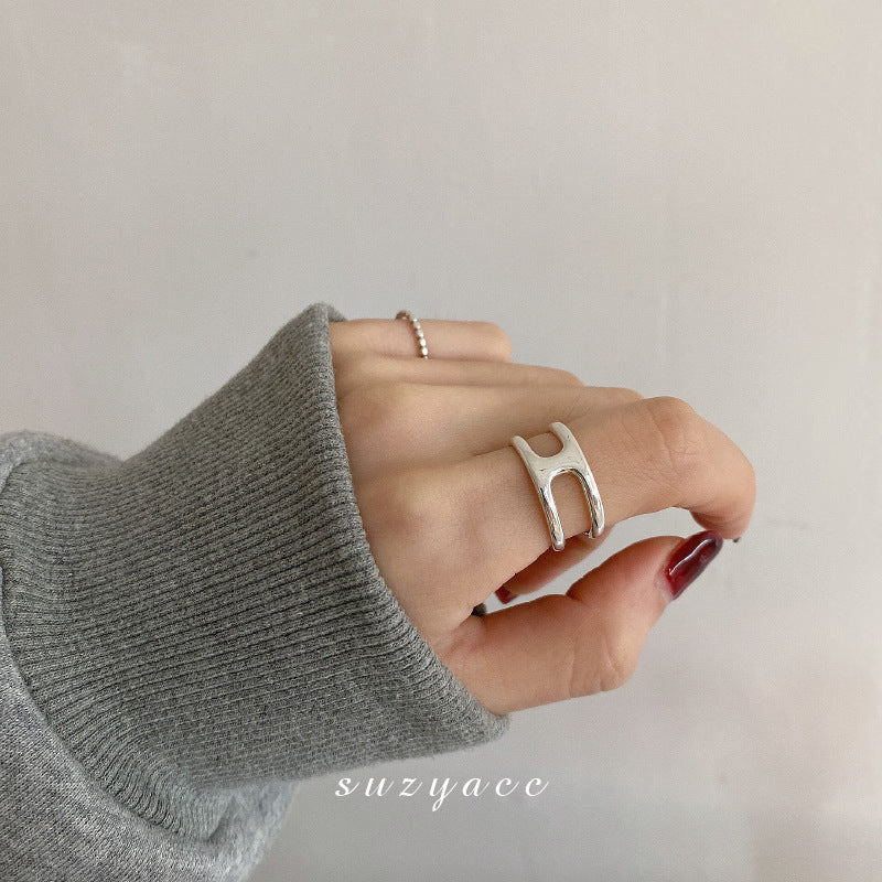 Female Simple Fashion Personality Cold Wind Rings