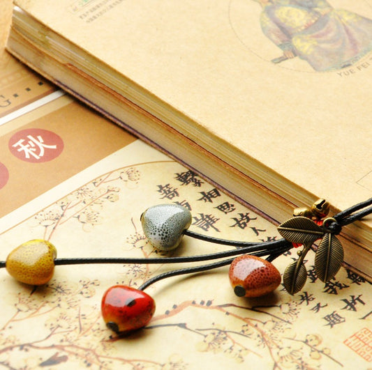 Women's Jewelry Ornament Love Sweater Chain Retro Necklaces