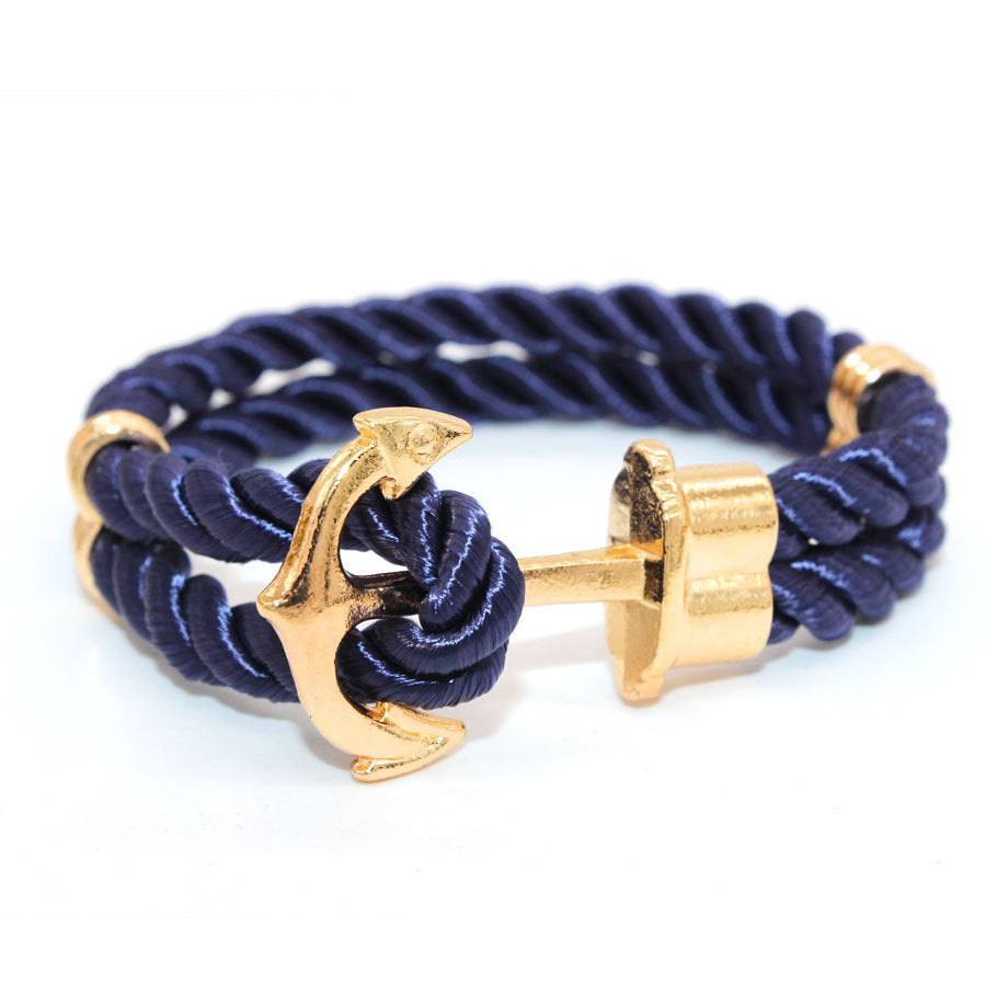 Colored Rope Anchor Chain Hook Couple Bracelet