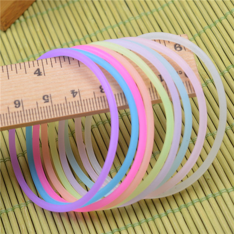 Fluorescent Color Luminous Activity Simple Korean Bracelets