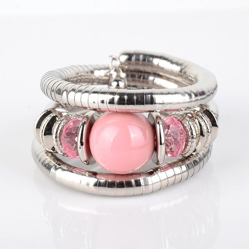 National Style Three Simple Handmade Spacer Bracelet