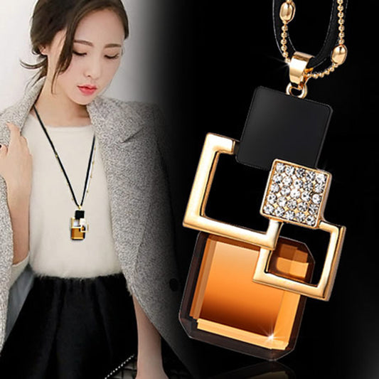 Women's Chain Korean Fashion Clothes Accessories Retro Necklaces