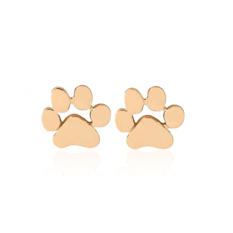 Cats Palm Ear Alloy Plating Color Retention Earrings
