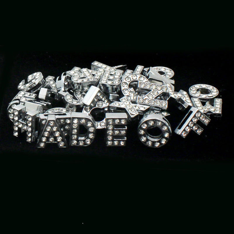 Letter Rhinestone Letters Diamond Accessories Jewellery Bracelets