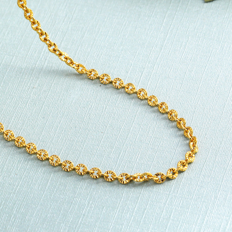 Women's Ornament No Color Fading High-grade Niche Clavicle Chain Necklaces