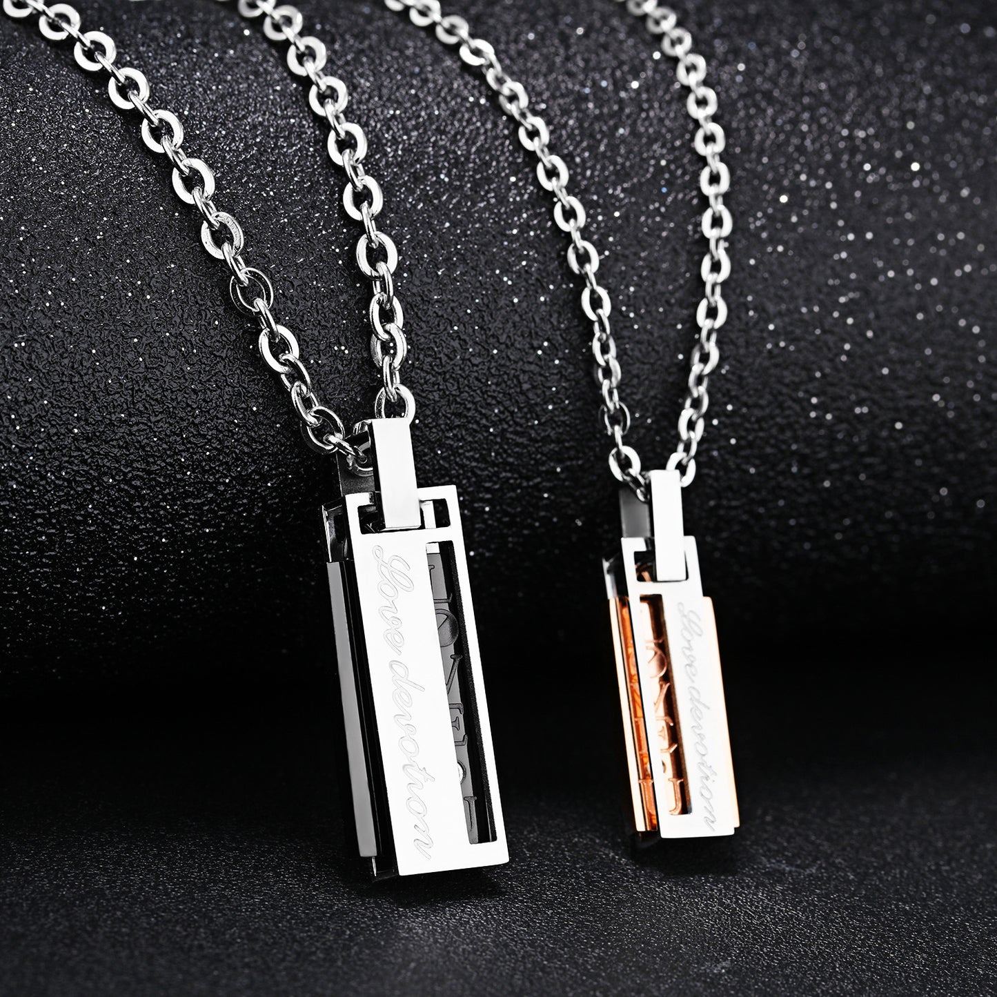 Women's & Men's Trend Simple Stainless Steel Jewelry Personality Necklaces