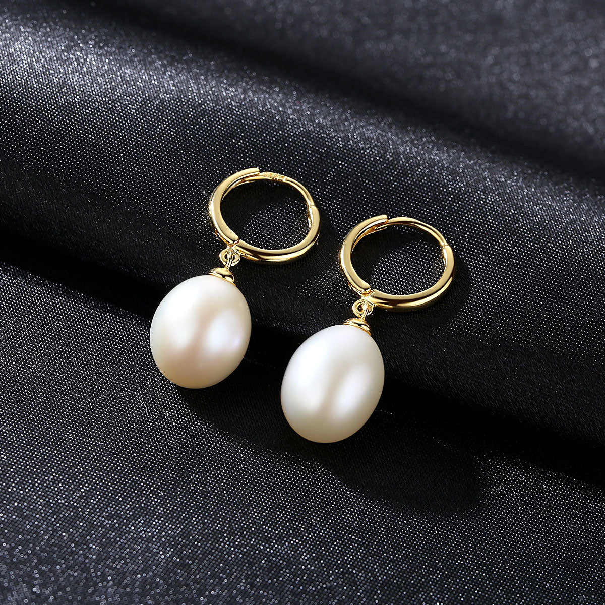 Women's Sterling Sier Freshwater Pearl Ear Clip Earrings