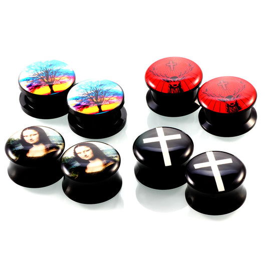 Body Ear Tunnels Plugs For Piercing Earrings