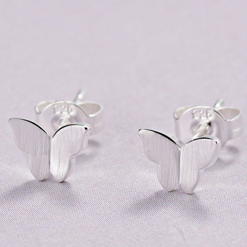 Version Temperament Sier Pin Ear Versatile Earrings