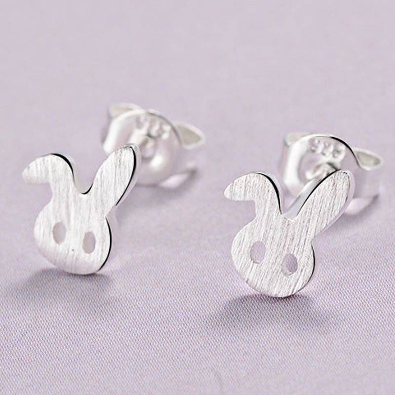 Version Temperament Sier Pin Ear Versatile Earrings