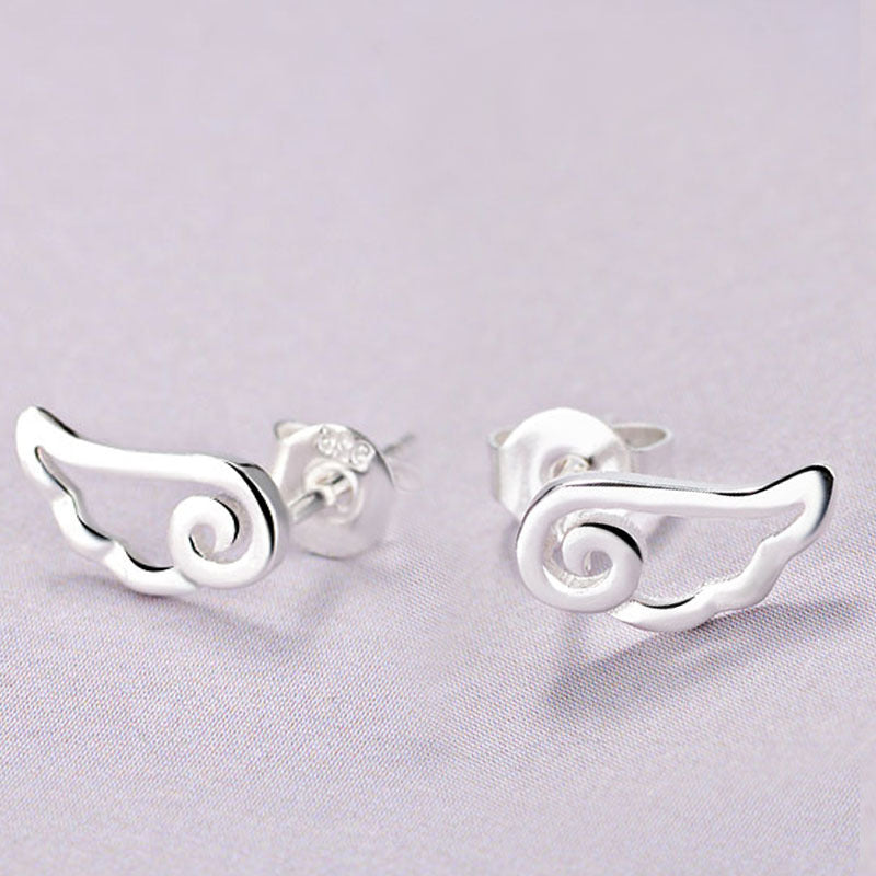 Version Temperament Sier Pin Ear Versatile Earrings