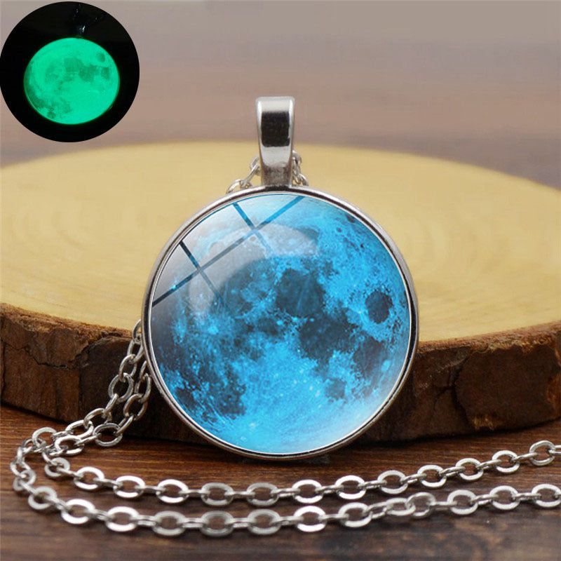 Noctilucent Female Jewelry Vintage Sweater Chain Necklaces