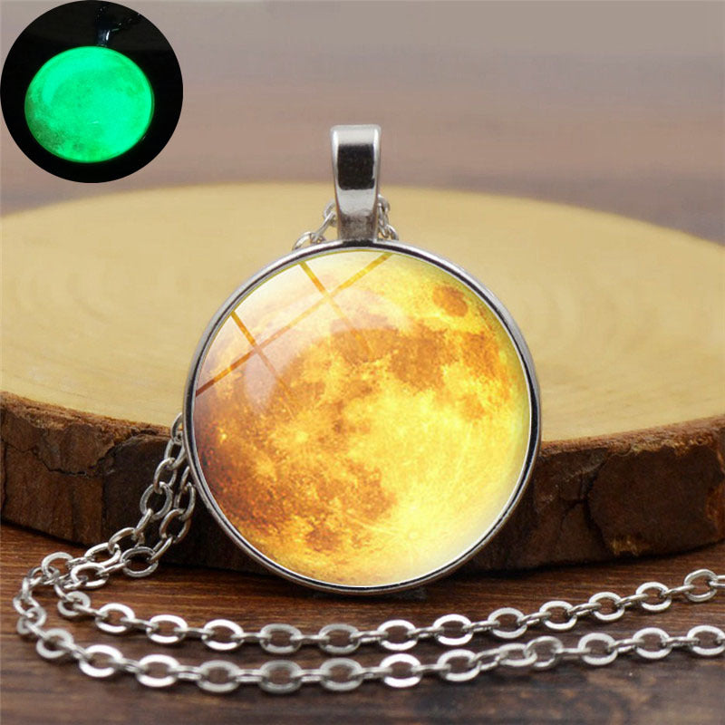 Noctilucent Female Jewelry Vintage Sweater Chain Necklaces