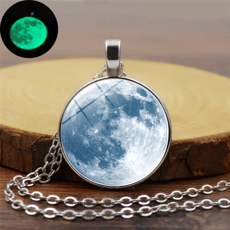 Noctilucent Female Jewelry Vintage Sweater Chain Necklaces