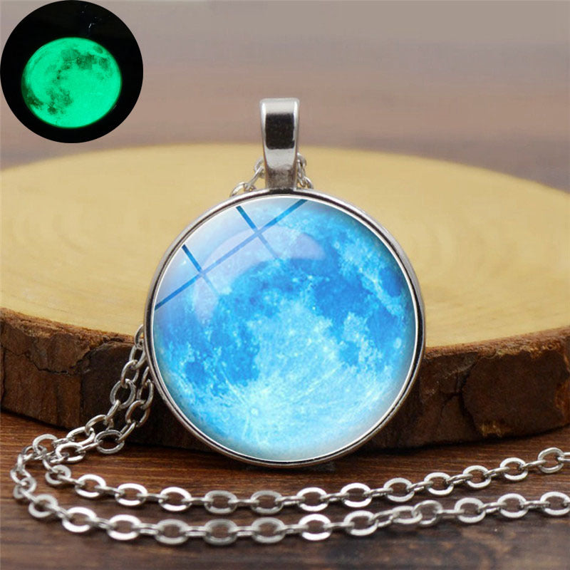 Noctilucent Female Jewelry Vintage Sweater Chain Necklaces