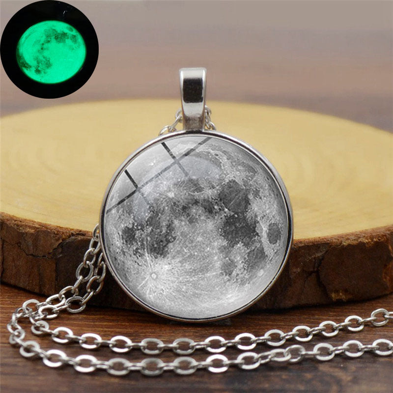 Noctilucent Female Jewelry Vintage Sweater Chain Necklaces