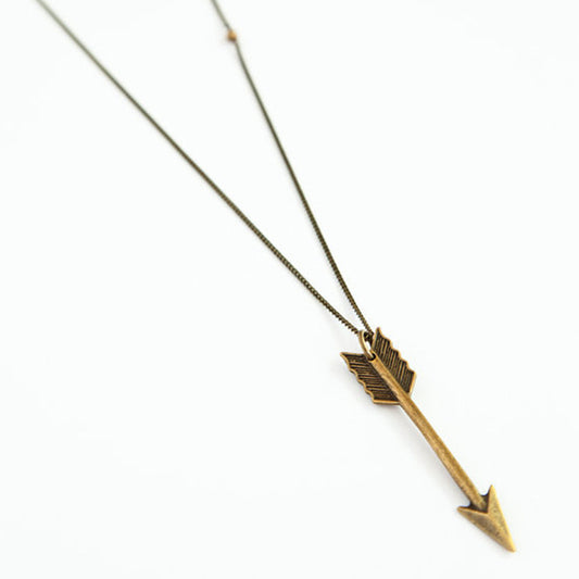 Women's Ornament Hair Retro Popular Arrow Sweater Necklaces
