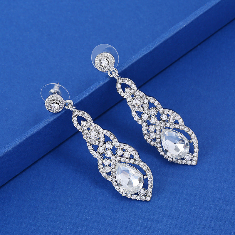 Creative Style High-grade Alloy Diamond Water Drop Pendants