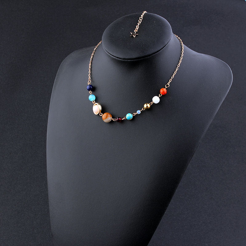 Planets Guardian Star Stone Anklet Solar Necklaces