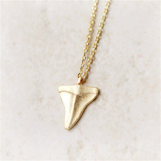 Glamorous Personalized Simple Shark Tooth Accessories Necklaces