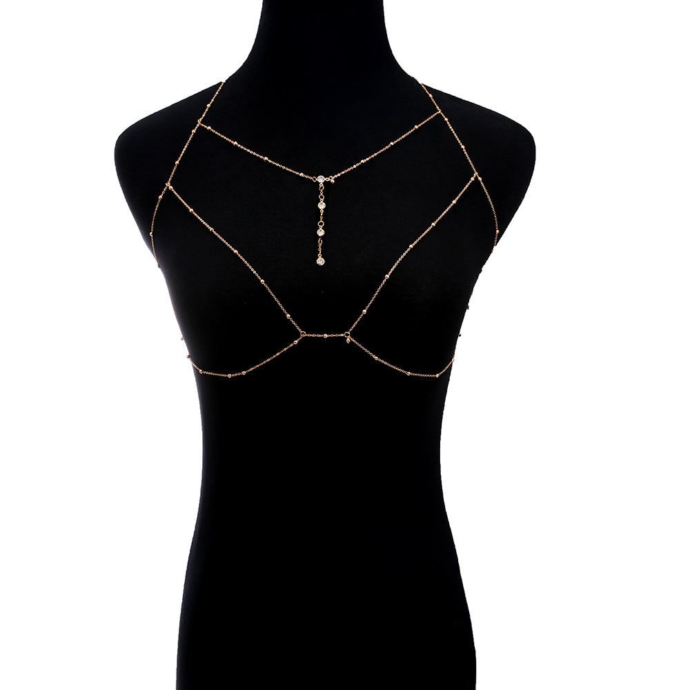 Summer Sexy Beach Style Nightclub Diamond Claw Necklaces