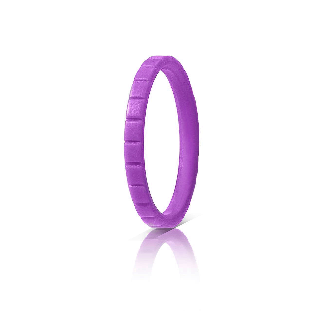 Women's Wide Step Silica Gel Stacked Wedding Geometric Pattern Ring