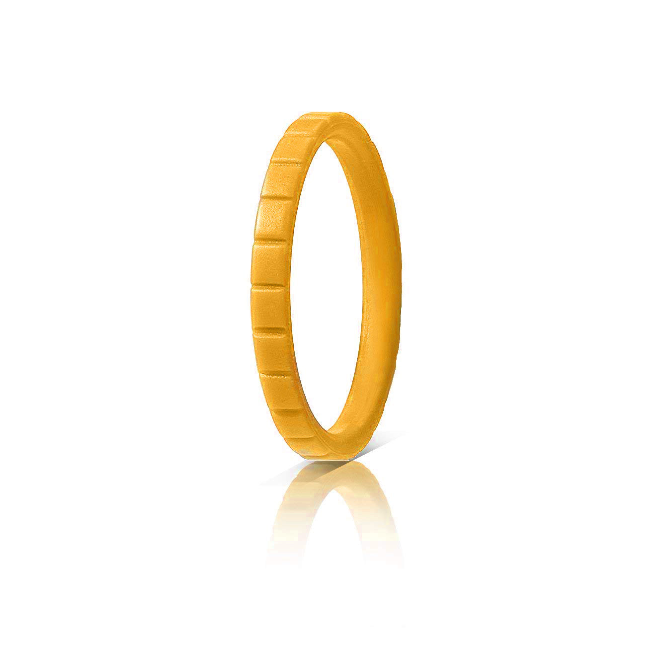 Women's Wide Step Silica Gel Stacked Wedding Geometric Pattern Ring