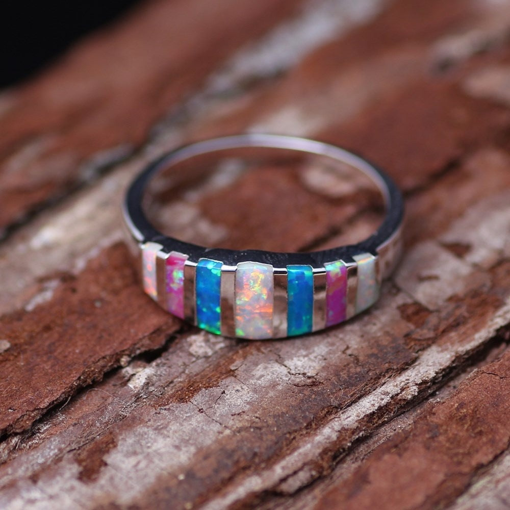 Women's Innovative Charming Jewelry Opal Stone Rings