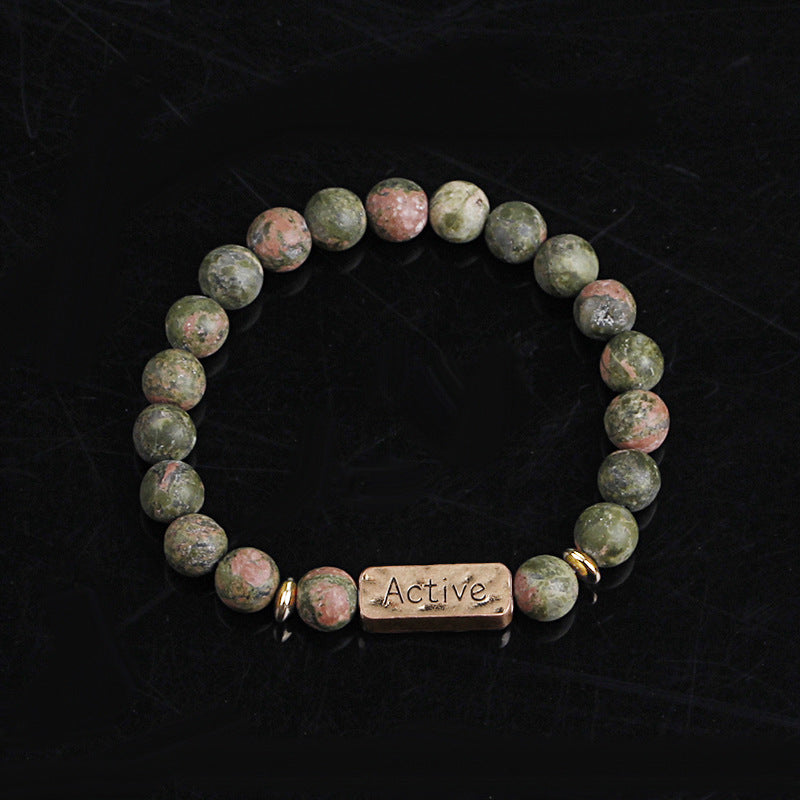 Natural Energy Yoga Colorful Stone Accessories Bracelets