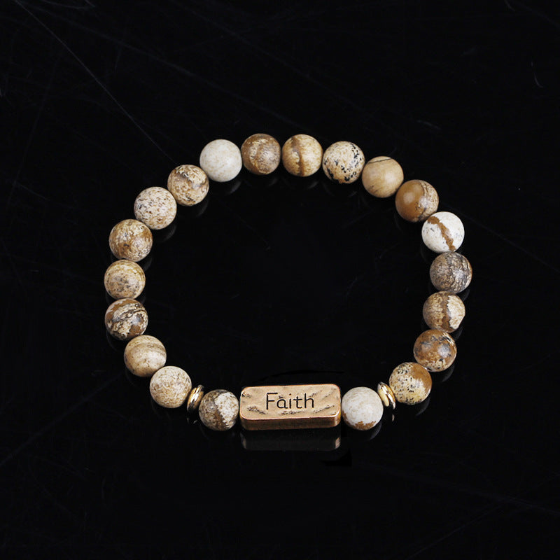 Natural Energy Yoga Colorful Stone Accessories Bracelets