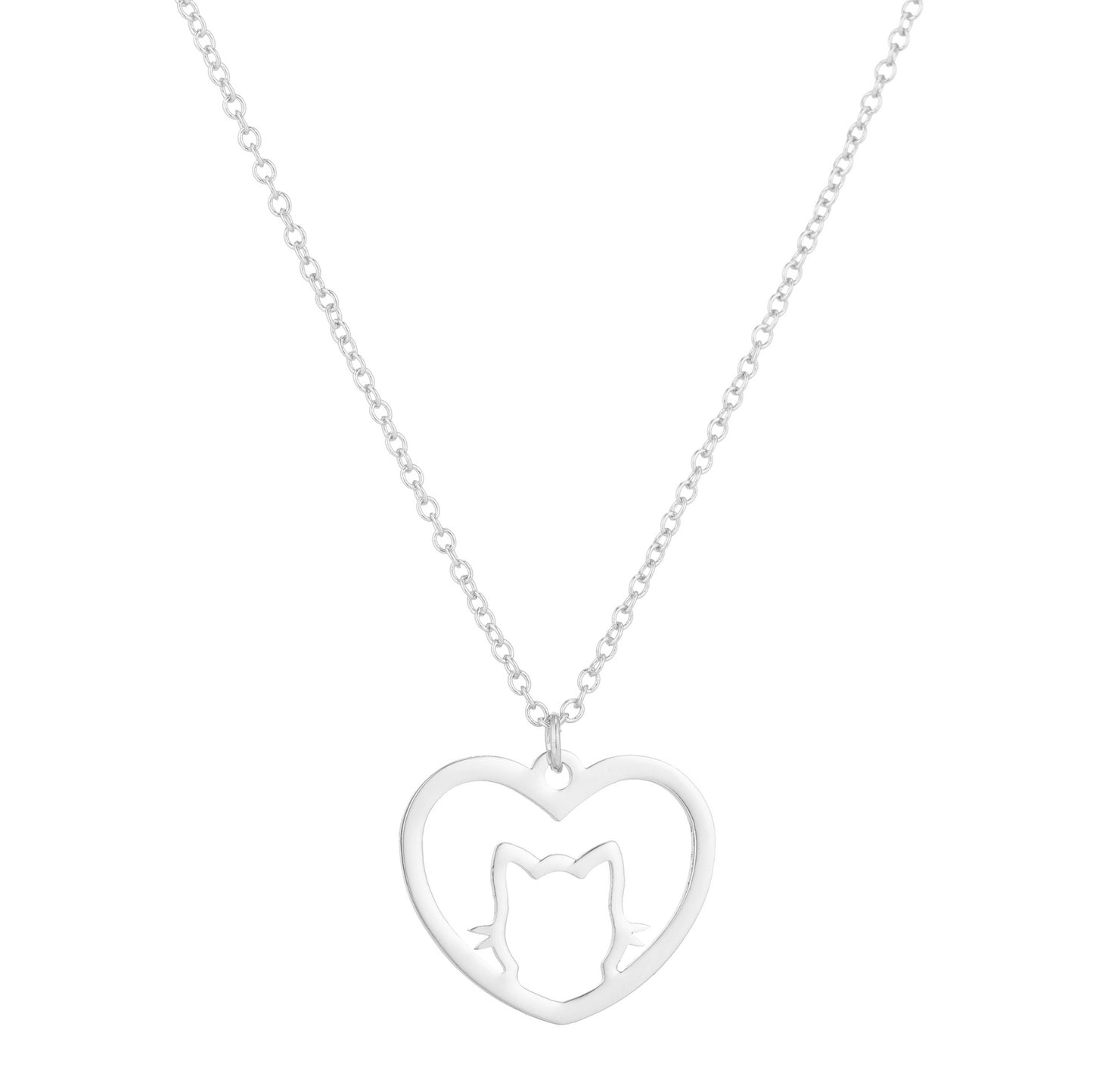 Stainless Steel Cute Small Animal Clavicle Necklaces