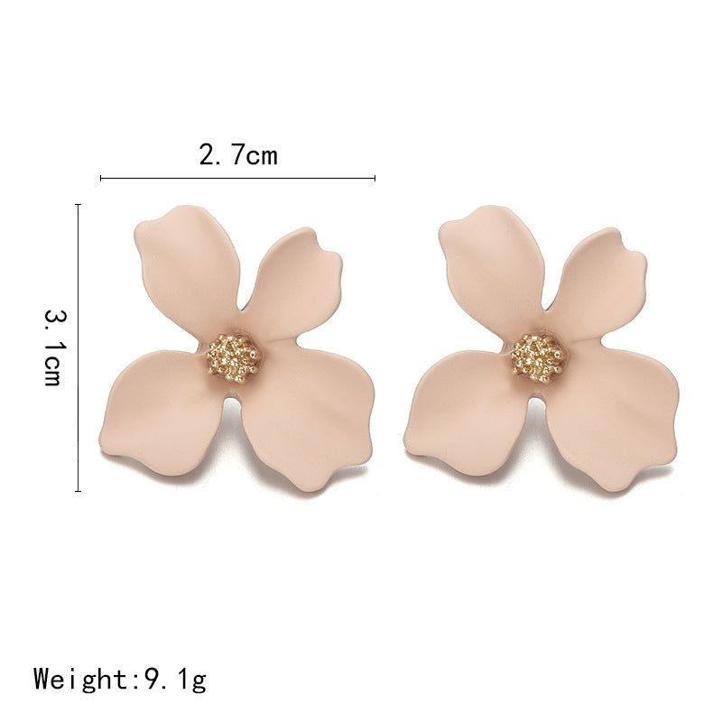 Women's Flower Korean Simple Sweet Bohemian For Earrings