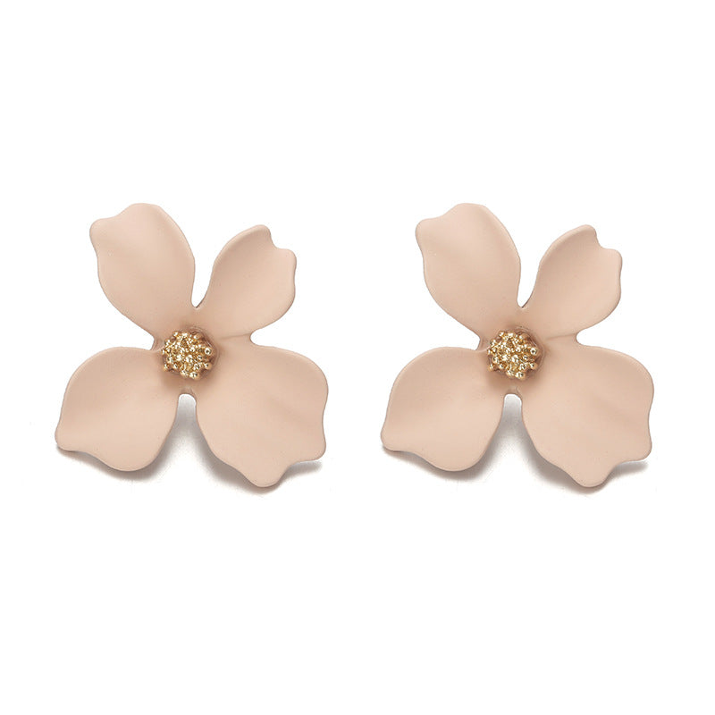 Women's Flower Korean Simple Sweet Bohemian For Earrings