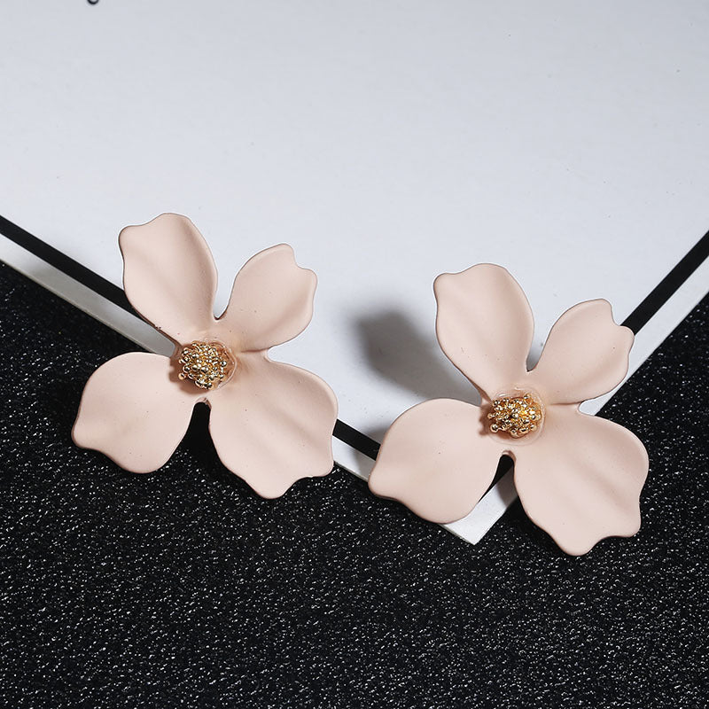 Women's Flower Korean Simple Sweet Bohemian For Earrings