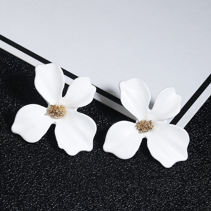 Women's Flower Korean Simple Sweet Bohemian For Earrings