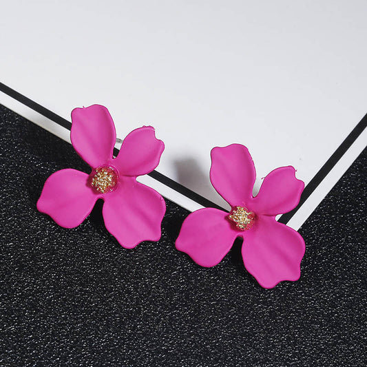 Women's Flower Korean Simple Sweet Bohemian For Earrings