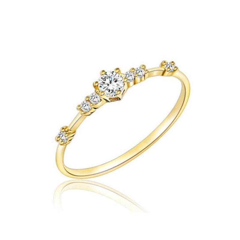 Women's Simple Fresh Diamond Creative Style Ring