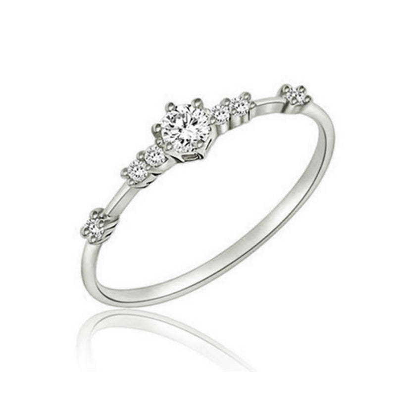 Women's Simple Fresh Diamond Creative Style Ring