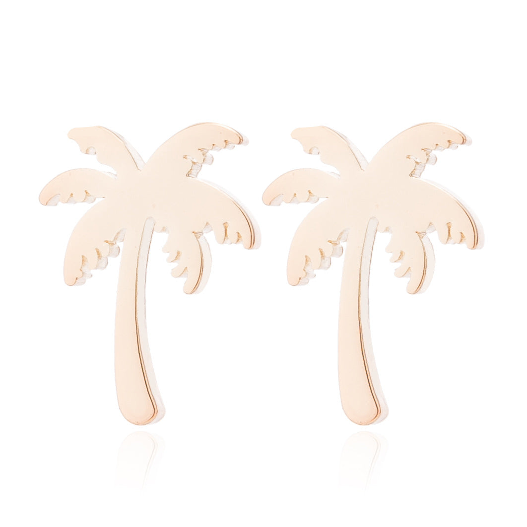 Women's Style Coconut Tree Summer Fashion Personalized Earrings