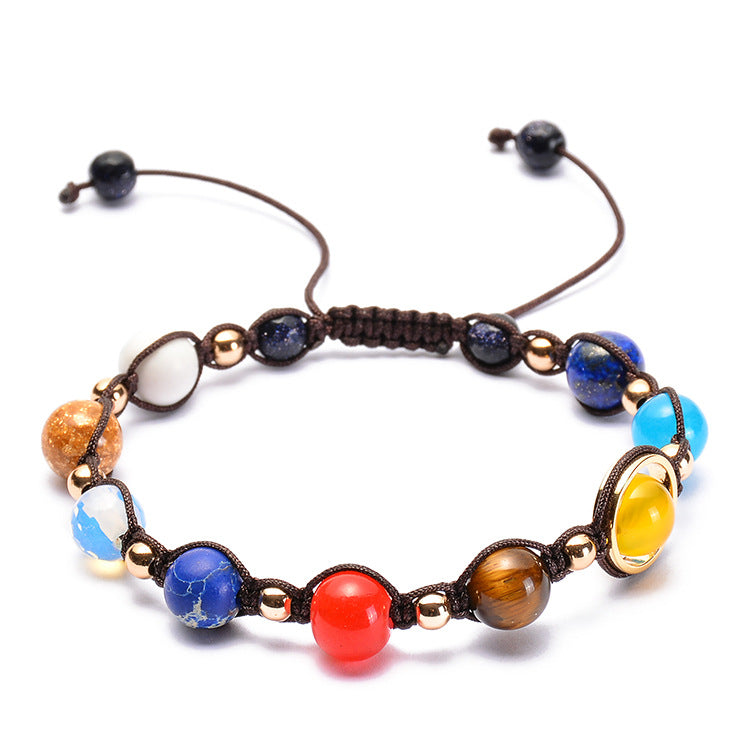 Universe Galaxy Solar System Eight Planets Bracelets