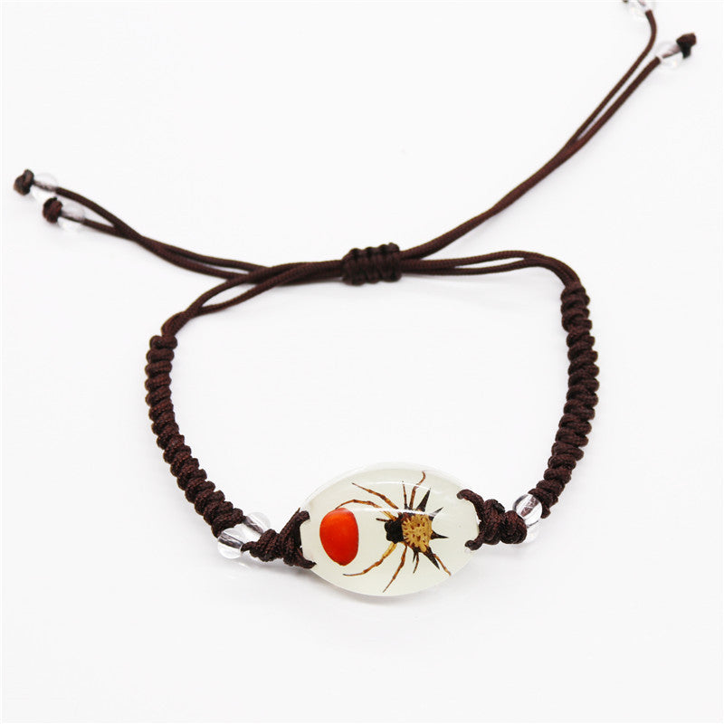 Amber Woven Real Scorpion Scenic Spot Bracelets