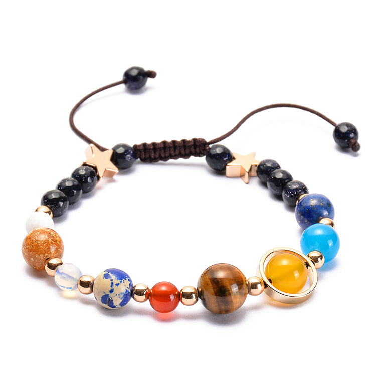 Universe Galaxy Solar System Eight Planets Bracelets