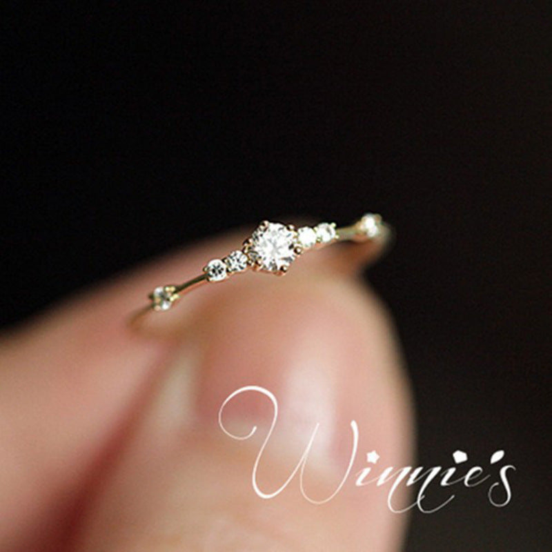 Women's Simple Fresh Diamond Creative Style Ring