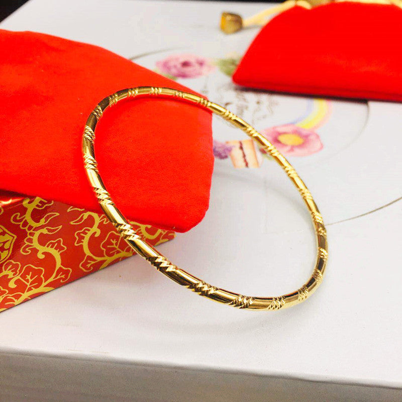 Car Colored Thread Korean Style Closed Bracelet